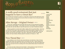 Tablet Screenshot of hopsandbarleys.com